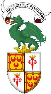 Sir John Seton of Barnes' arms.