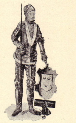 Dougall de Setoun, from the Touch Armorial.