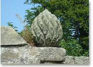 Details from the remains of Abercorn Castle, 2005.