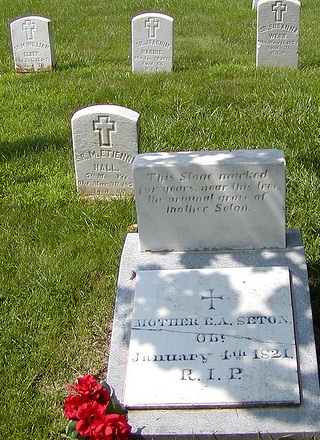 Original Burial of St. Elizabeth Ann Seton.