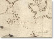 View of Gargunnock House from Adair's Map, 1685.