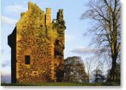 Greenknowe Tower, from the grounds, 2002.