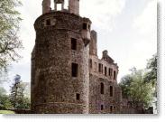 Huntly Castle tower view, 2009.